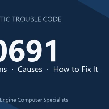 U0691 Code Symptoms, Causes, Diagnosis, Repair & Cost Guide Estimate