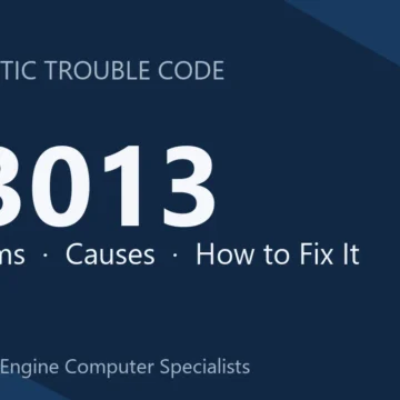 U3013 Code Symptoms, Causes, Diagnosis & Repair Cost Overview