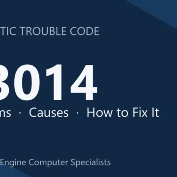 U3014 Code Symptoms, Causes, Diagnosis, Repair & Cost Overview