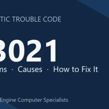 U3021 Code Symptoms, Causes, Diagnosis, Reprogramming & Repair Guide