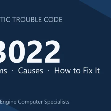 U3022 Code Symptoms, Causes & Repair Guide