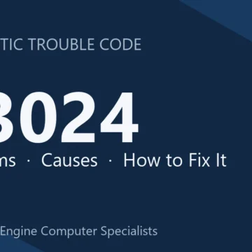 U3024 Code Symptoms, Causes, Diagnosis & Repair Costs Guide Manual