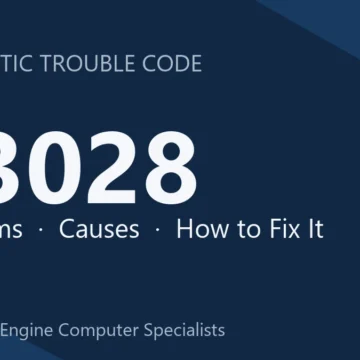 U3028 Code Symptoms, Causes, Diagnosis & Repair & Programming Guide