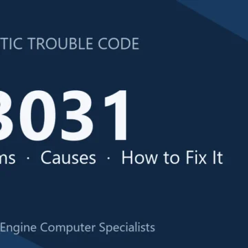 U3031 Code Symptoms, Causes, Diagnostic Steps & Repair Costs Guide