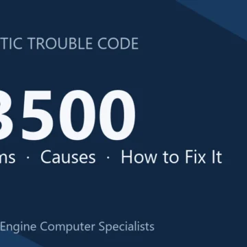 U3500 Code Symptoms, Causes, Diagnosis, Repair & Cost Overview