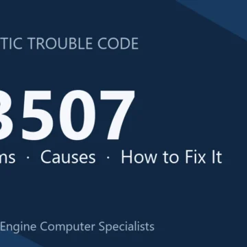 U3507 Code Diagnosis, Symptoms, Causes & Repair Cost & Pricing Guide