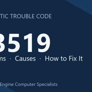 U3519 Code Symptoms, Causes, Diagnosis & Repair Guide and Pricing