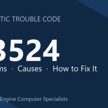 U3524 Code Symptoms, Causes, Diagnosis, Repair & Cost Overview