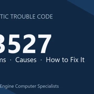 U3527 Code Symptoms, Causes, Diagnosis & Repair Guide Procedures