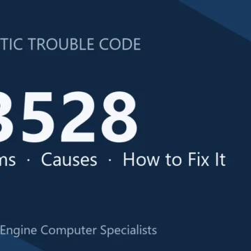 U3528 Code Symptoms, Causes, Diagnosis, Testing & Repair Guide