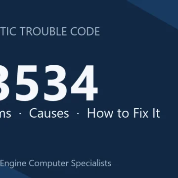 U3534 Code Symptoms, Causes, Diagnosis & Repair & Programming Options