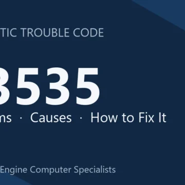 U3535 Code Symptoms, Causes, Diagnosis, Repair & Cost Estimate