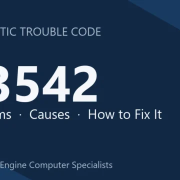 U3542 Code Symptoms, Causes, Diagnosis and Repair Guide & Procedures