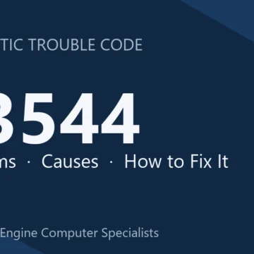 U3544 Code Symptoms, Causes, Diagnosis and Repair Procedures