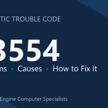 U3554 Code Symptoms, Causes, Diagnosis, Repair Costs & Safety