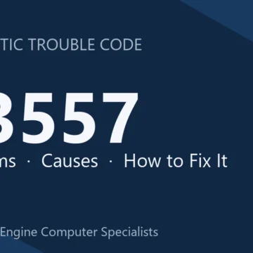 U3557 Code Symptoms, Causes, Diagnosis & Repair Overview Guide
