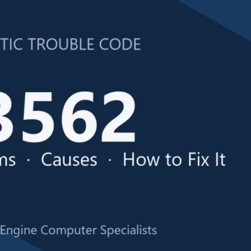 U3562 Code Symptoms, Causes, Diagnosis & Repair Guide – Step-by-Step