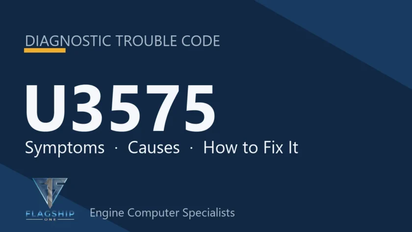 U3575 diagnostic trouble code guide