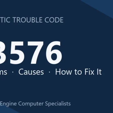 U3576 Code Diagnosis, Symptoms, Causes & Repair Complete Guide