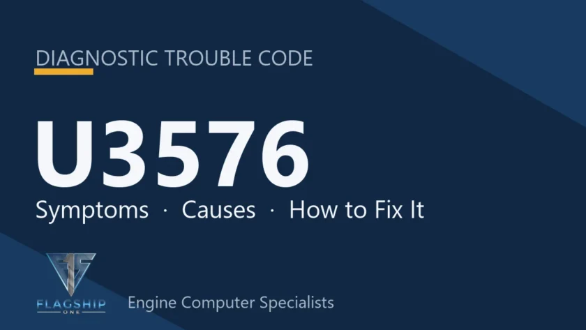 U3576 diagnostic trouble code guide